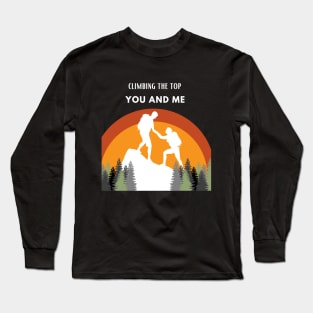 Climbing the top with you my love Long Sleeve T-Shirt